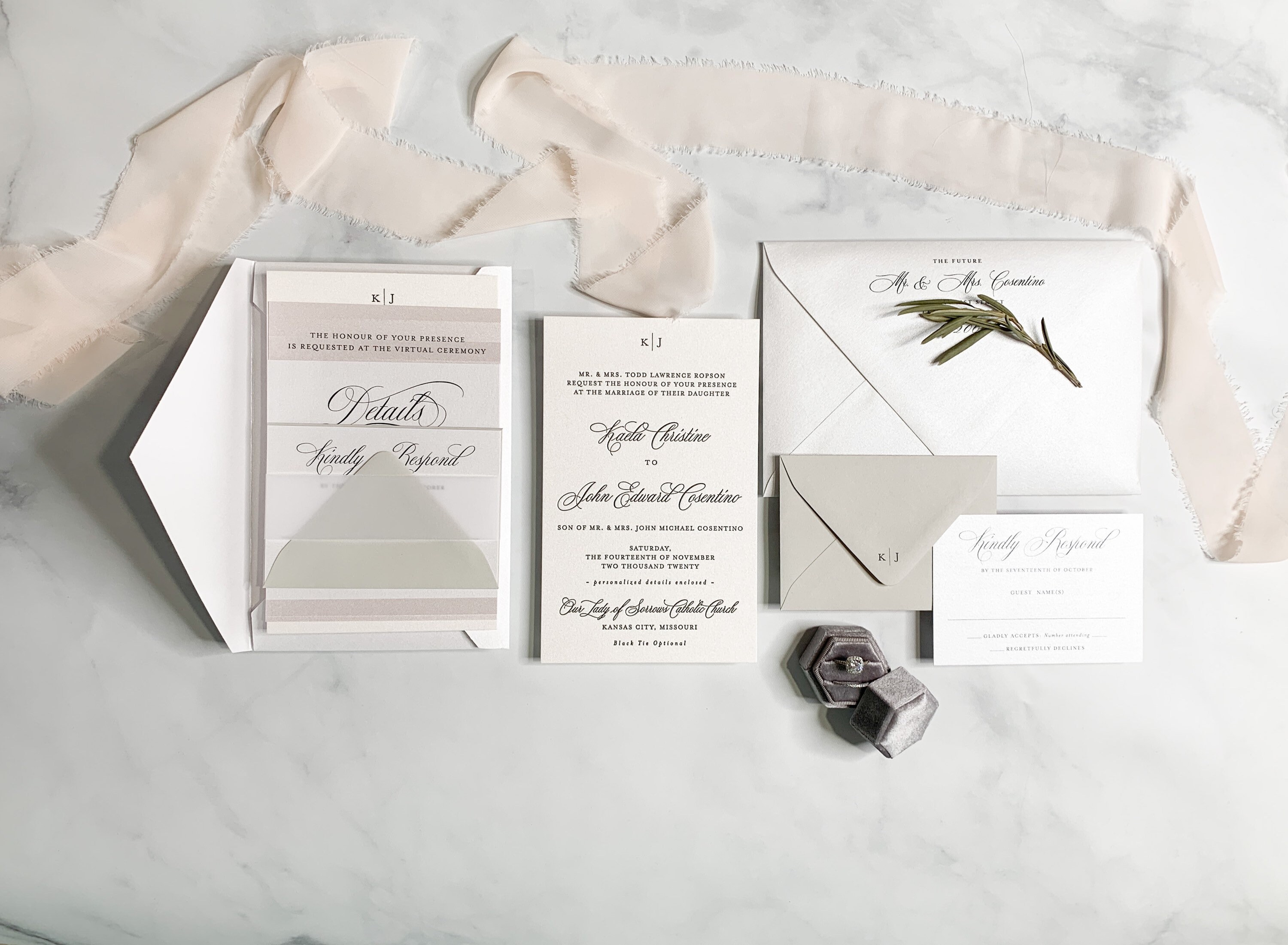 Letterpress Invitations Ultra Thick Paper Wedding Invites Etsy