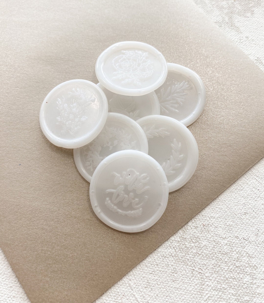 Vellum Wax Seals Adhesive Wax Seals Stickers Wax Seals for Etsy