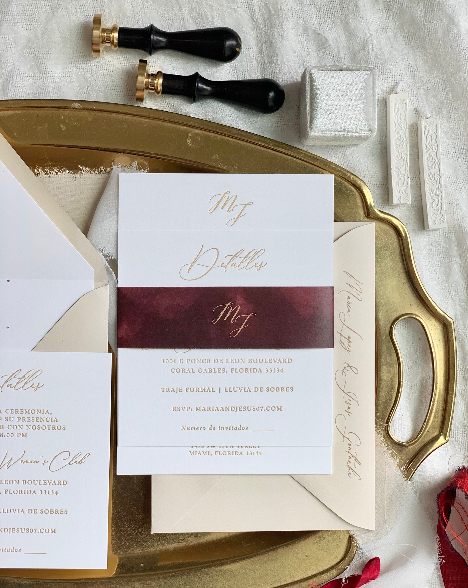 Letterpress Invitations Ultra Thick Paper Wedding Invites Etsy