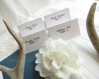 Wedding Folded Place Cards | Wedding Name Card Name Tags