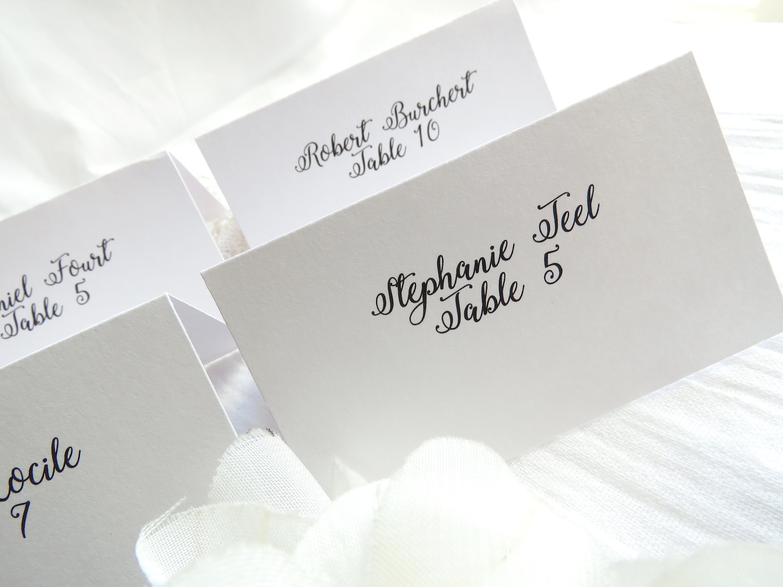 Custom Design Wedding Name Cards Wedding Name Cards Place Etsy