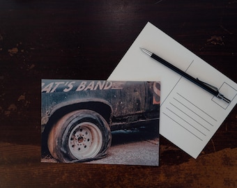 Silver postcard