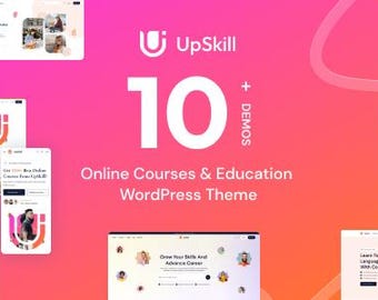 UpSkill - Education Online Courses Wordpress Theme - GPL