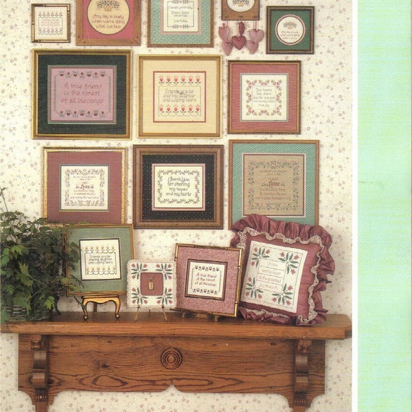 More Hearts and Flowers - Sue Hillis Designs Cross Stitch Pattern Leaflet