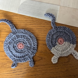 Physical item—Set of Cat coasters in multiple shapes and colors