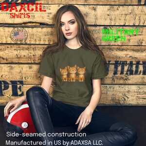 Cute Cat T-Shirt Unisex | Kawaii Kitty Graphic Tee | Funny Cat Shirt for Cat Lovers | Aesthetic Cat Design | Gift for Pet Owners