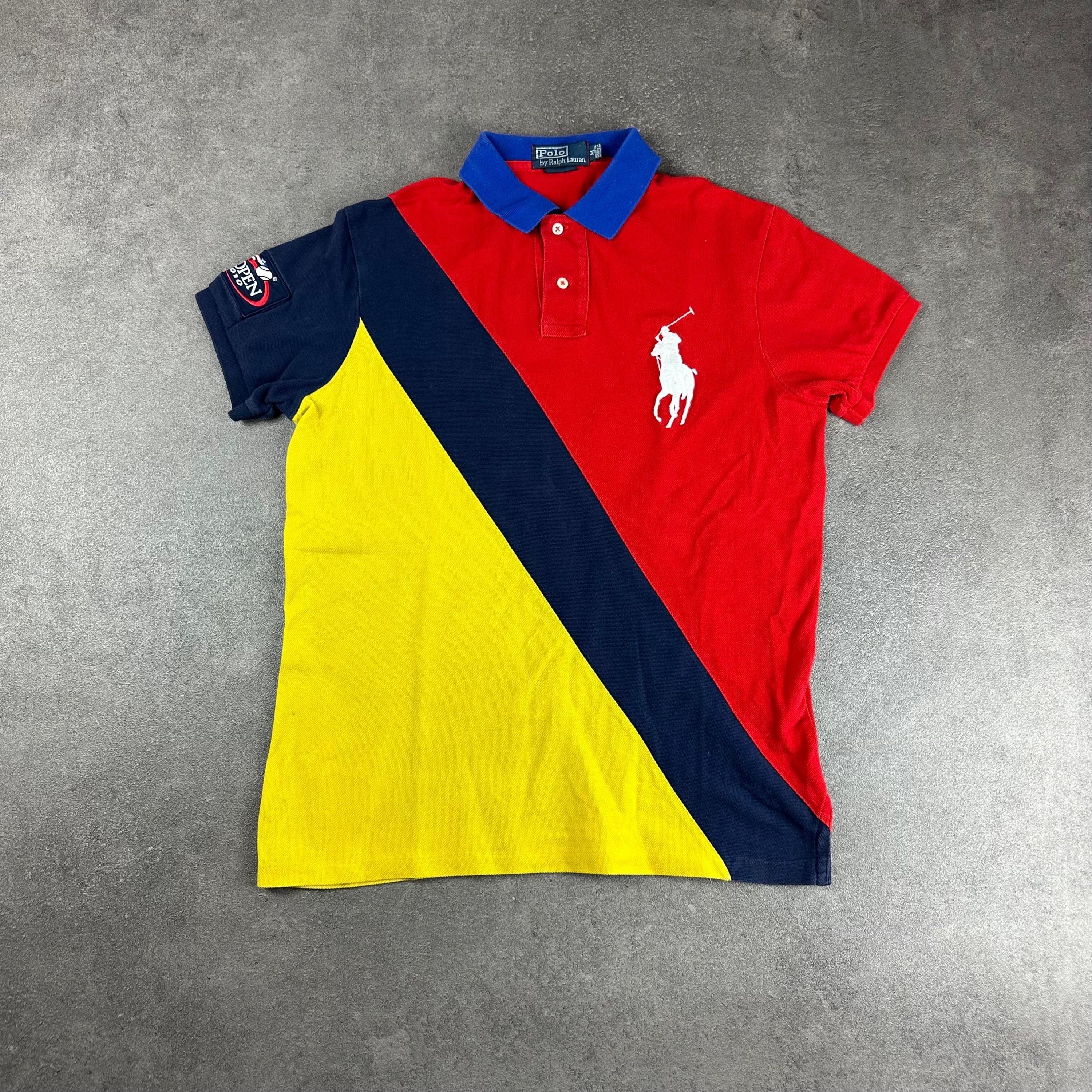 め*ー様 00s Polo Ralph Lauren Big Pony USA国 Polo Ralph Lauren BIG PONY COTTON POLO SHIRT 2-7Y - Polo - black