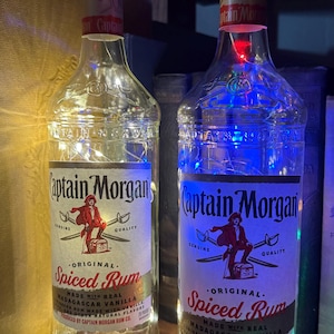 Captain Morgan Vanilla Spiced Rum Lighted Bottle: Accent Night Light