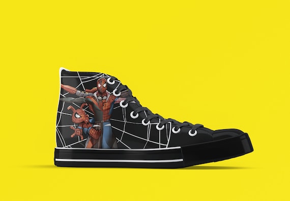 spiderman high top sneakers