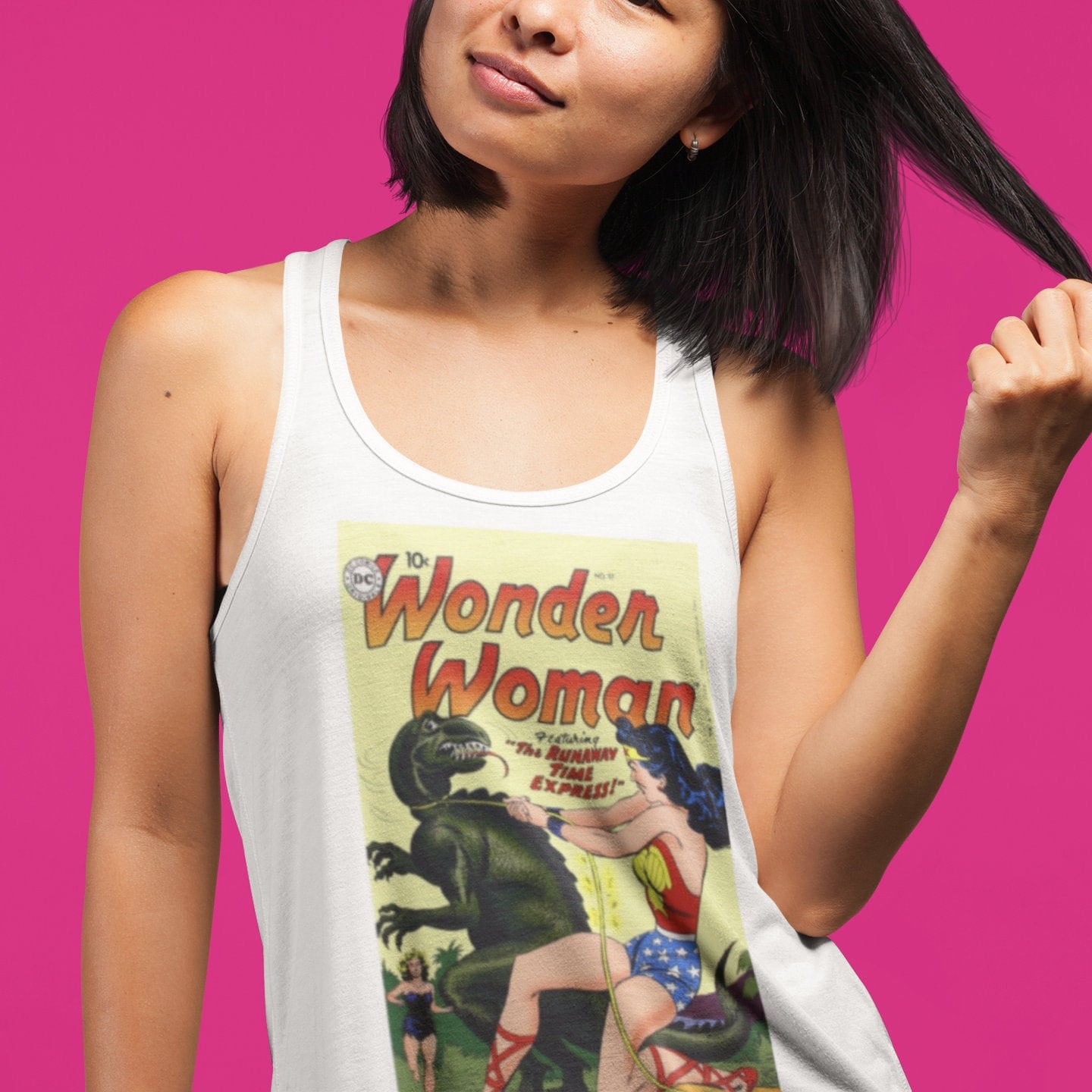 Time-traveling Wonder Woman Tank Shirt 