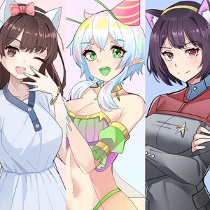 Comissão de Personagem de Anime/Mangá | Personagem Original | Personagem de Anime Personalizado | Fanart | Anime PFP | Comissão de Arte de Anime