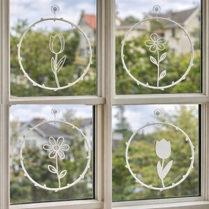 Blumenkranz zum Aufhängen 3D Druck anpassbar Frühling Geschenkidee