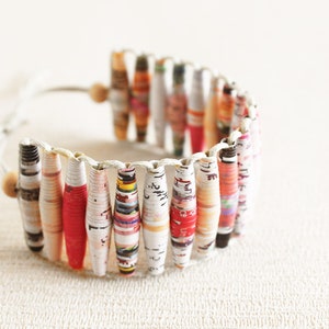 Art Magazine Bracelet • Creative Jewelry • Gift for Artist Friend • Artistic Gift • Boho Bracelet • Gift for Art Teacher • Unusual Bracelet