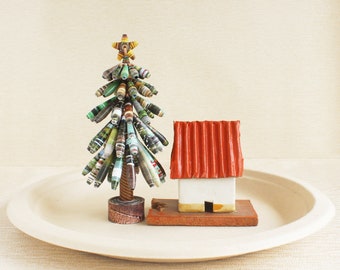 Boho Glam Meets Organic Modern Christmas Tree - How to Get the Look
