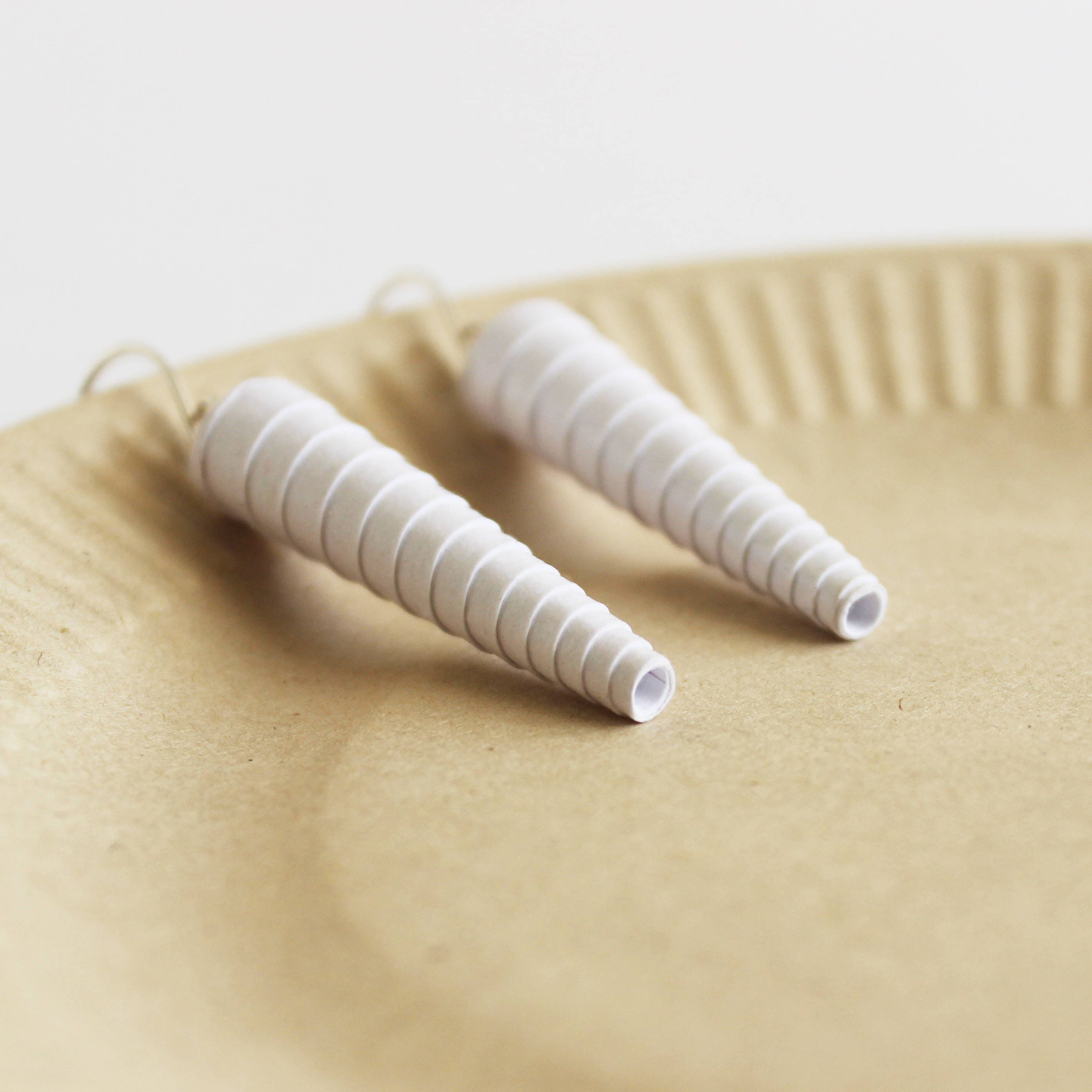 White Earrings White Drop Earrings White Dangle Earrings - Etsy
