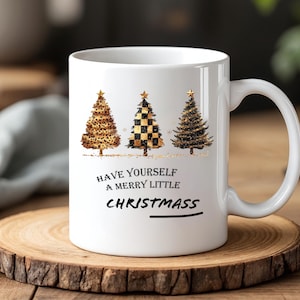 Weihnachtstasse PNG: Weihnachtsmann, Wichtel, Winterurlaub (Digital Download