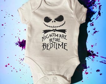 Pijama de pesadilla antes de acostarse