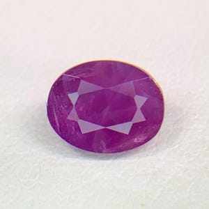 Natural Pink Ruby Gemstone 1.15 Carats Oval Cut Opaque Loose Stone | Afghanistan Ruby | Pendant Gem | July Birthstone | Gift for Her