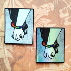 Stickers - Solangelo Holding Hands