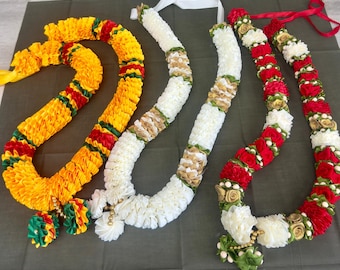 Handgemaakte Indiase bruiloft haar mala | Pooja-slinger, heilig decor