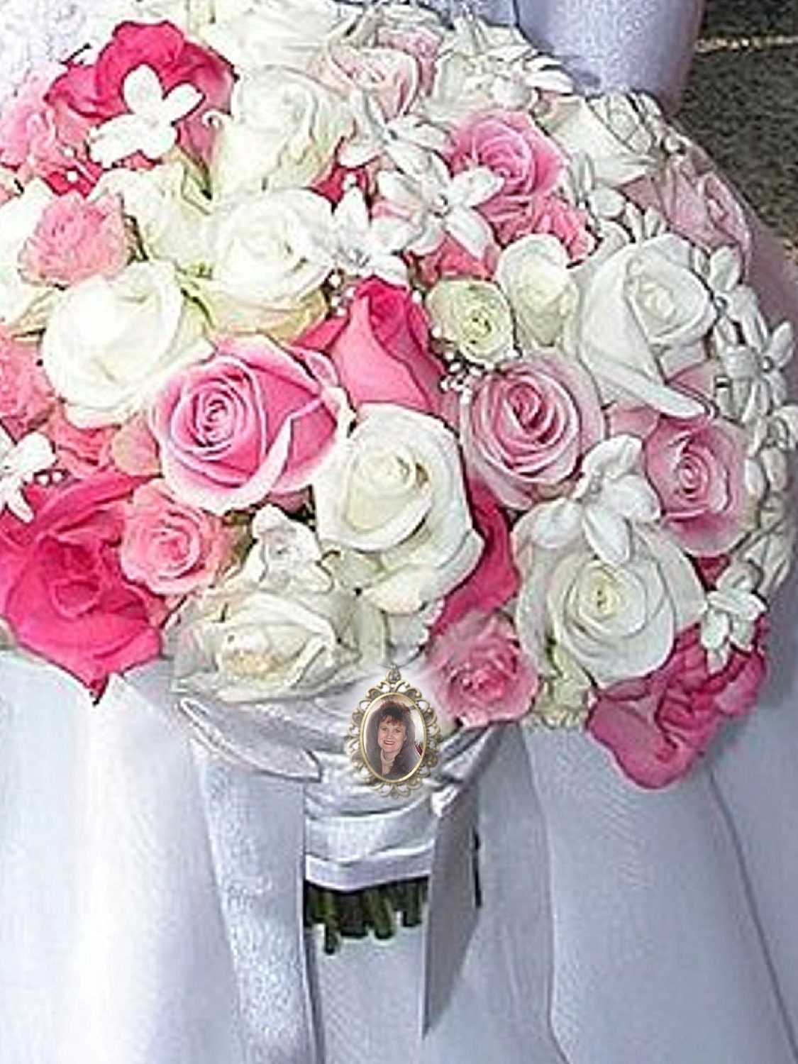 Wedding Bouquet Memorial Photo Charm FREE SHIPPING Etsy