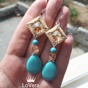 Swarovski crystals earring