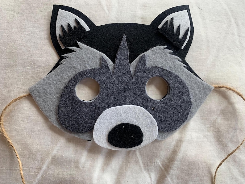 Printable Raccoon Mask Template – Instant Download Craft for Kids - Etsy