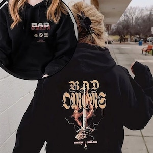 Bad Omens shirt, Band Track List Merch The Concrete Forever Tour sweatshirt, Wraith Bad Omens Tee 2 Sided Color Gildan