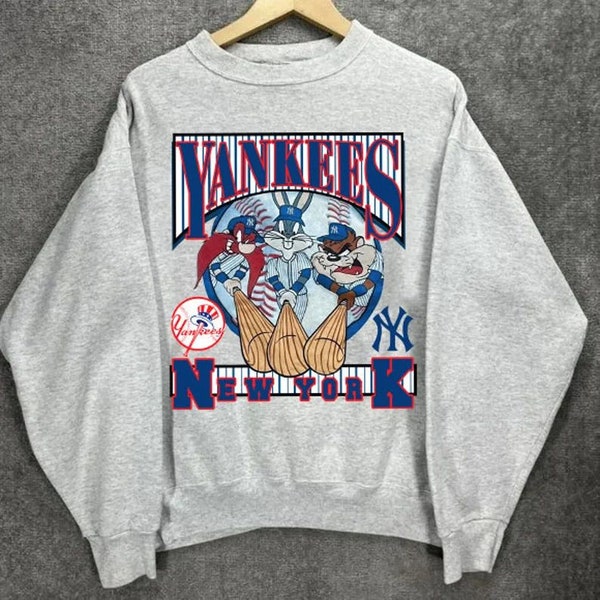 sweat vintage New York Yankees Looney Tunes, chemise New York Yankees, chemise de baseball New York, T-shirt unisexe sweat à capuche