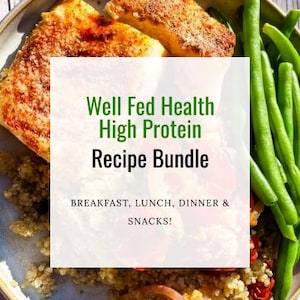 High Protein Recipe Bundle | Healthy Meal Plan & Macros | Breakfast, Lunch, Dinner  Snacks | Easy High-Protein Recipes