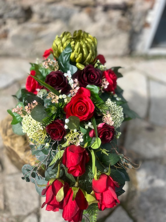 Grabgesteck Rose