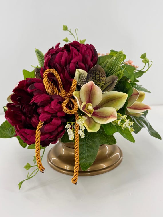 Grabgesteck Tischdeco Kunstliche Blumen