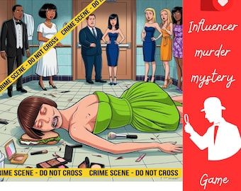 Printable Murder Mystery Game, Maya Stroud Cold Case (Digital Download)