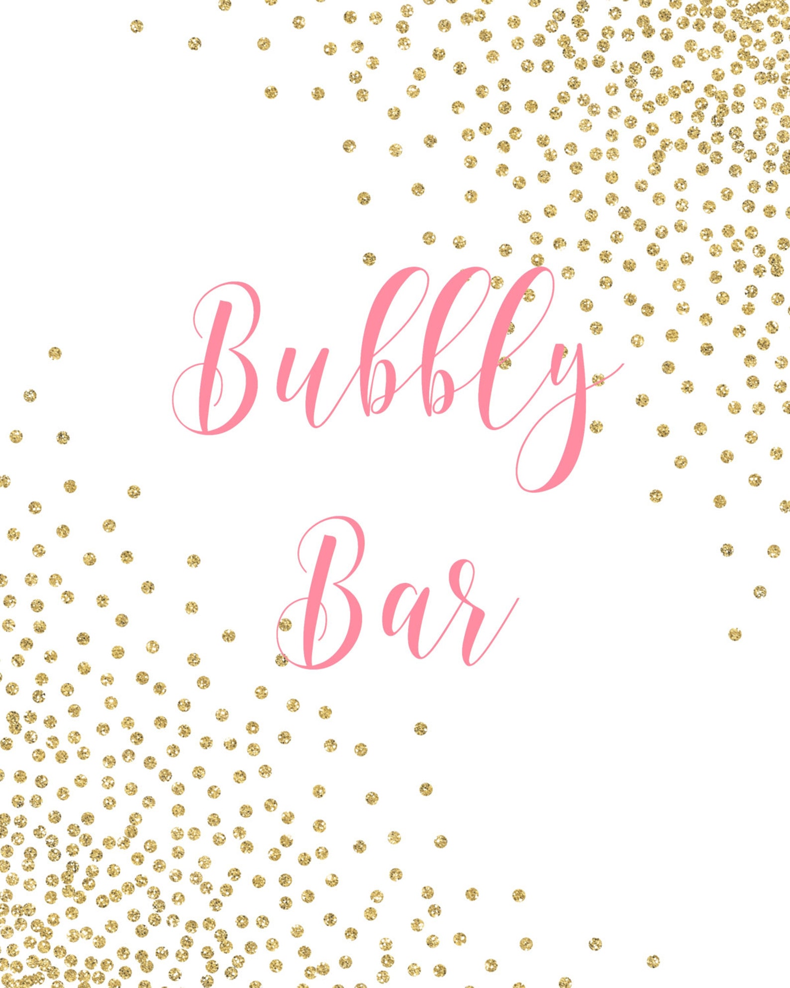 Bubbly Bar Printables Pop Fizz Cink Pop the Bubbly - Etsy