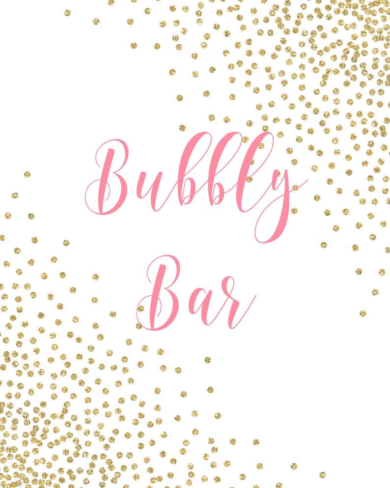 Bubbly Bar Printables Pop Fizz Cink Pop the Bubbly - Etsy