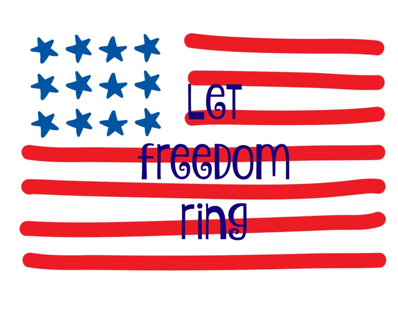 8x10 - Allow for Independence Ring - American Flag Printable image relating to American Flag Printable named 8x10 - Allow for Independence Ring - American Flag Printable