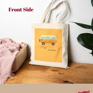 Sac fourre-tout en toile de coton - Sac en tissu - Sac de voyage - Produit Love Myself - Cadeau spécial