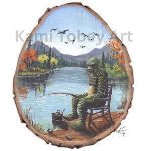 Creature from the Black Lagoon&#39;s Day Off Art Print