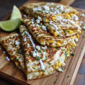 Elote Quesadillas With Roasted Corn Salsa – Viral Recipe, Mexican Street Corn Quesadilla, Cheesy Fiesta Snack, Easy Dinner Recipe, Elote