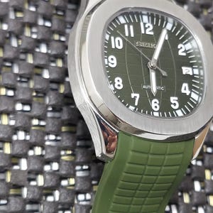Movimento automatico Seiko 5, orologio Seiko 5, Seiko Recraft, automatico da uomo, Seiko Vintage, Seiko a carica automatica, regalo per uomo, regali di lusso.