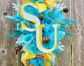 Southern University Jaguars Door Swag