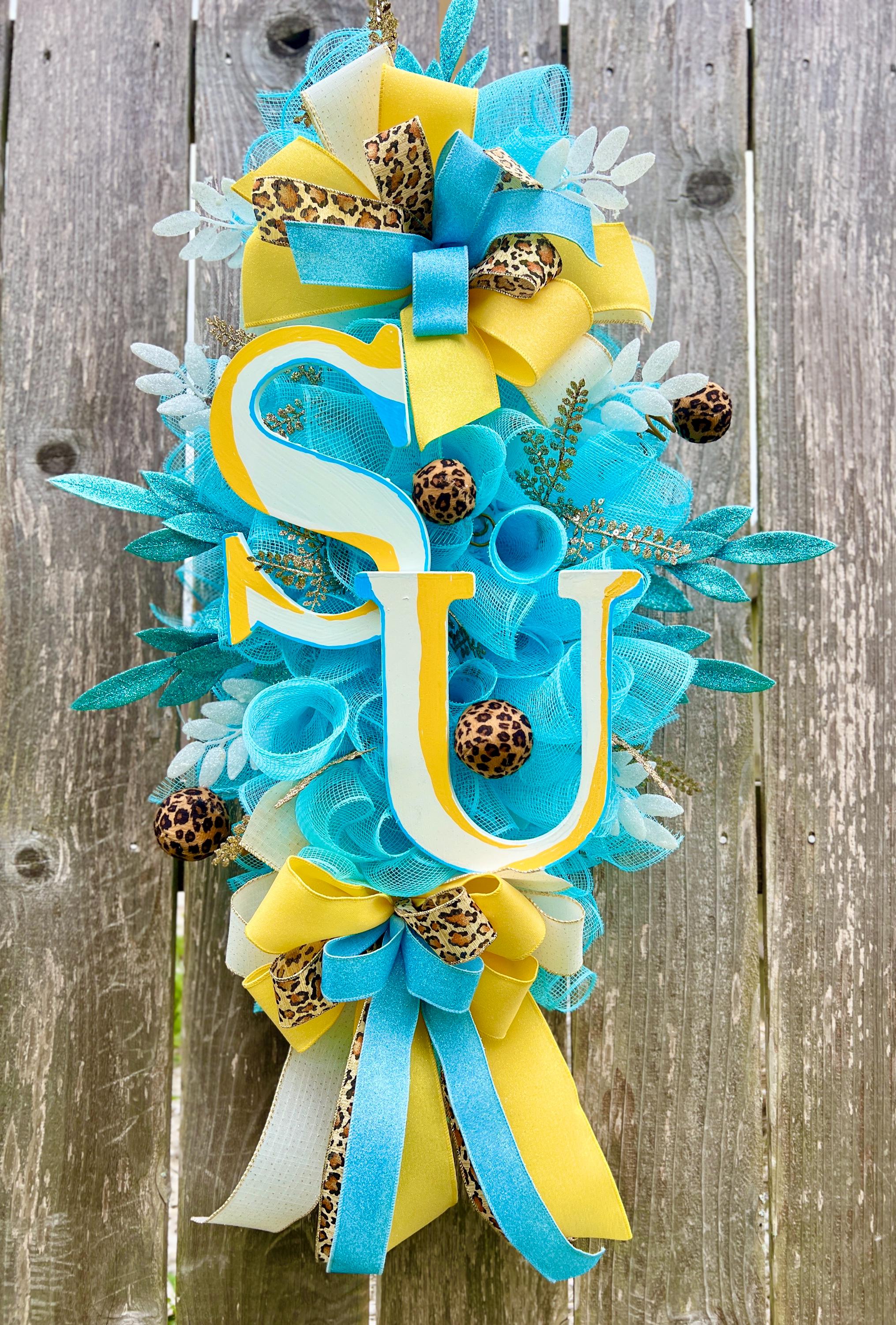Southern University Jaguars Door Swag