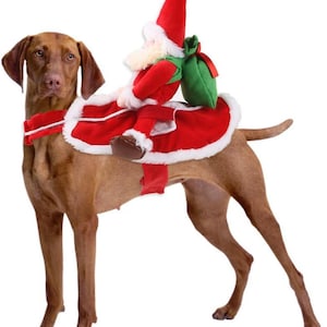 christmas dress for large dogs Christmas Santa Girl Dress For Large Breeds