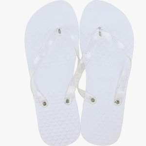 Wedding Party Flip Flops – White | Bulk Packs 10-150 |