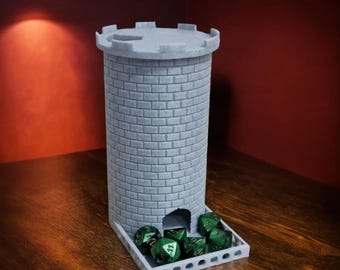 Castle Dice Tower: RPG Tabletop Gaming Accessory for DnD