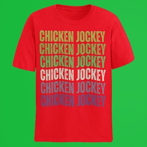 Funny Chicken Jockey Pixel Art Shirt Funny Zombier Boys Men Teen Kids PNG Design – Chicken Jockey PNG for Boys, Girls, Teens & Video gamers