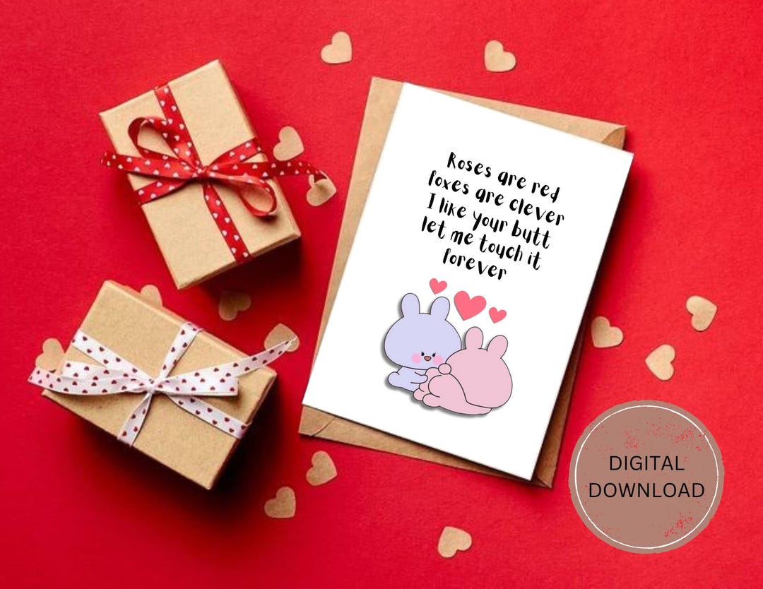 Funny Valentines Day Card, Printable Valentines Day Card, Card for Him ...