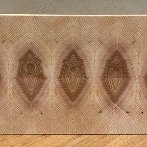 end grain cutting board made of ash