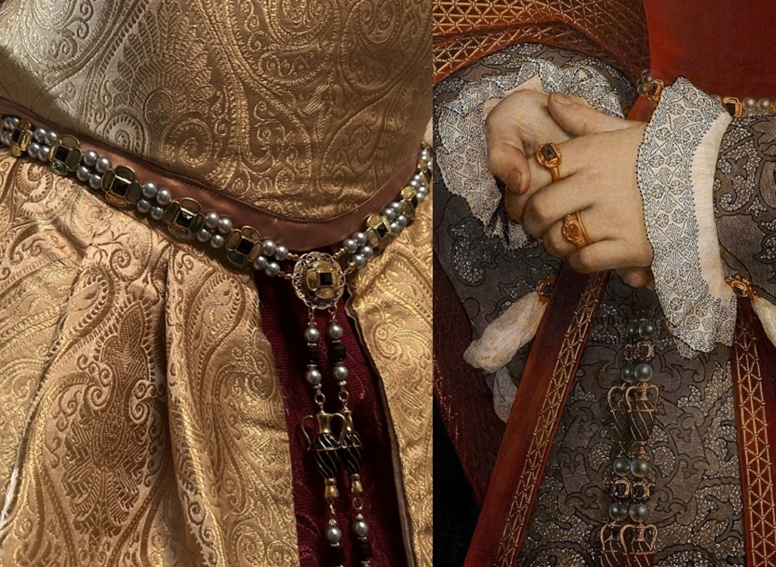 Jane Seymour Portrait Replica Girdle Belt - Tudor Girdle