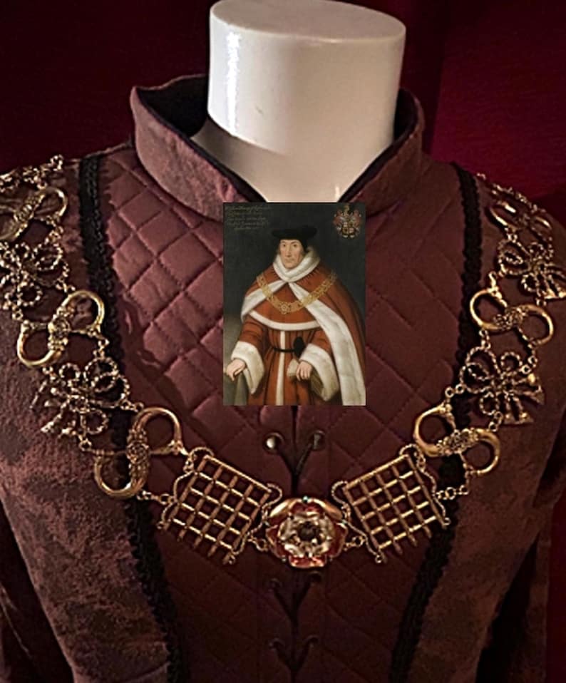 Tudor Chain of Office: Henry VIII Replica - British Reenactment Livery ...